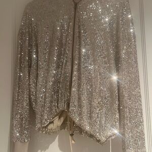 BB Dakota x Steve Madden Sequin Bomber Jacket